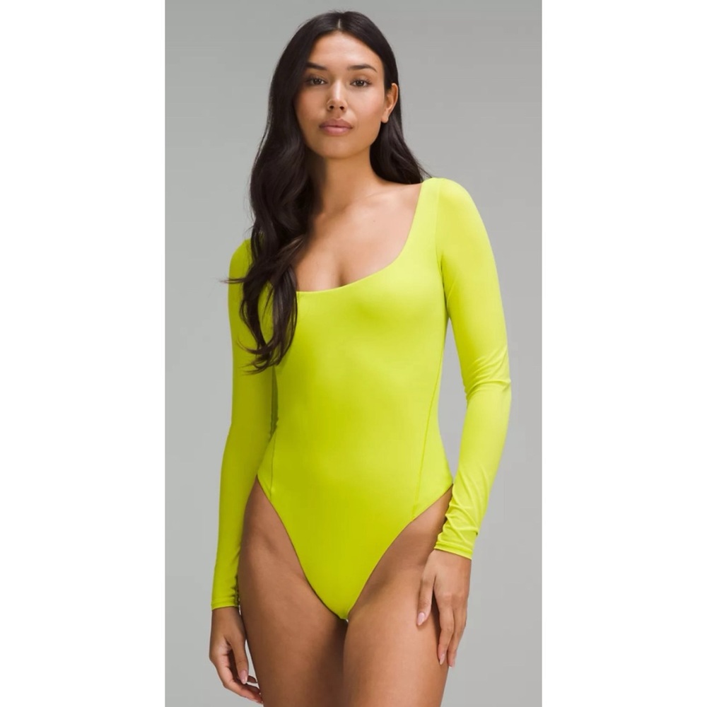 Lululemon Athletica Lime Green Bodysuit